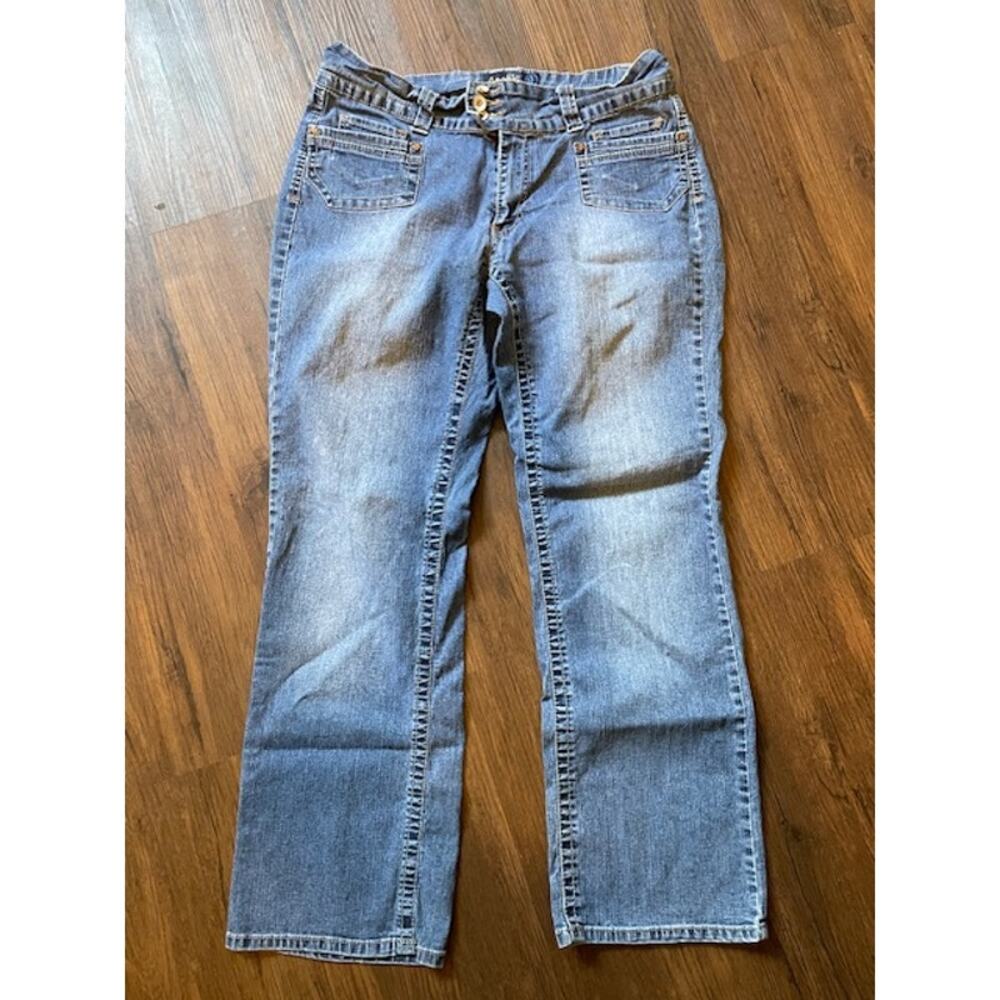 Angels Size 18 Straight Leg Denim Blue Jeans